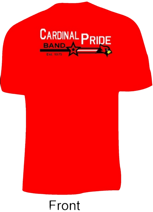 Cardinal Pride Band Short Sleeve T-Shirt | Band Student